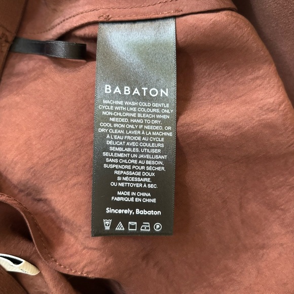 New with Tags Aritzia Babaton Slip Satin Midi Skirt High-Rise Cognac Size 6 - Picture 4 of 10